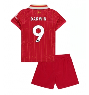 Liverpool Darwin Nunez #9 Hjemmedraktsett Barn 2024-25 Kortermet (+ Korte bukser)
