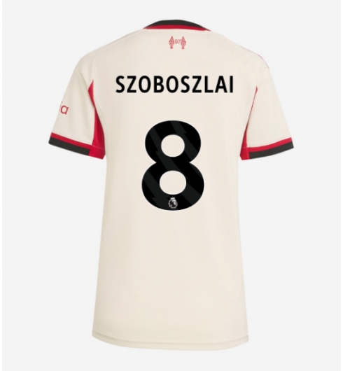 Liverpool Dominik Szoboszlai #8 Bortedrakt Dame 2025-26 Kortermet Liverpool Dominik Szoboszlai #8 Bortedrakt Dame 2025-26 Kortermet