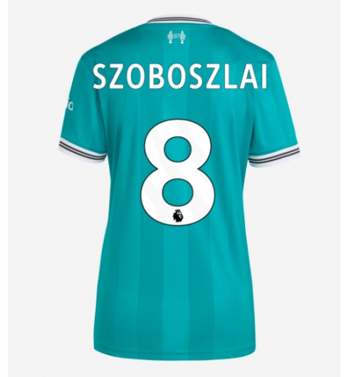 Liverpool Dominik Szoboszlai #8 Tredjedrakt Dame 2025-26 Kortermet Liverpool Dominik Szoboszlai #8 Tredjedrakt Dame 2025-26 Kortermet