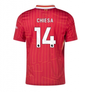 Liverpool Federico Chiesa #14 Hjemmedrakt 2024-25 Kortermet