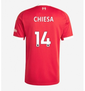 Liverpool Federico Chiesa #14 Hjemmedrakt 2025-26 Kortermet