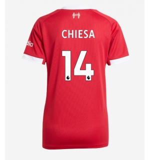 Liverpool Federico Chiesa #14 Hjemmedrakt Dame 2025-26 Kortermet
