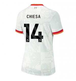 Liverpool Federico Chiesa #14 Tredjedrakt Dame 2024-25 Kortermet