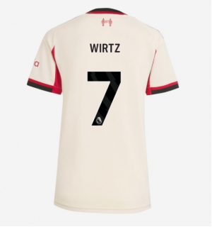 Liverpool Florian Wirtz #7 Bortedrakt Dame 2025-26 Kortermet