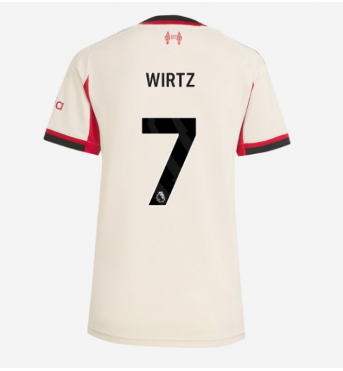 Liverpool Florian Wirtz #7 Bortedrakt Dame 2025-26 Kortermet Liverpool Florian Wirtz #7 Bortedrakt Dame 2025-26 Kortermet