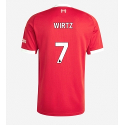 Liverpool Florian Wirtz #7 Hjemmedrakt 2025-26 Kortermet