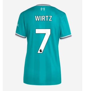 Liverpool Florian Wirtz #7 Tredjedrakt Dame 2025-26 Kortermet