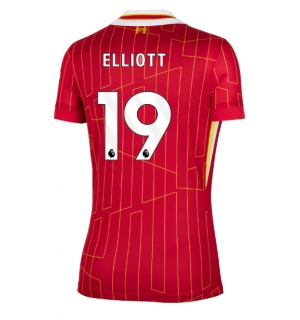 Liverpool Harvey Elliott #19 Hjemmedrakt Dame 2024-25 Kortermet