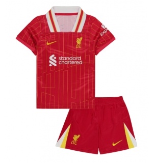 Liverpool Hjemmedraktsett Barn 2024-25 Kortermet (+ Korte bukser)