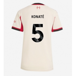 Liverpool Ibrahima Konate #5 Bortedrakt Dame 2025-26 Kortermet