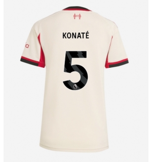 Liverpool Ibrahima Konate #5 Bortedrakt Dame 2025-26 Kortermet
