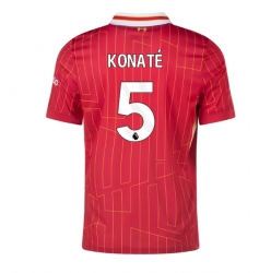 Liverpool Ibrahima Konate #5 Hjemmedrakt 2024-25 Kortermet