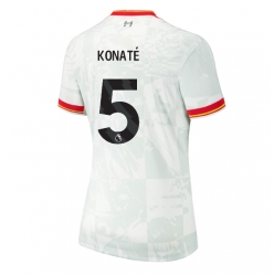 Liverpool Ibrahima Konate #5 Tredjedrakt Dame 2024-25 Kortermet