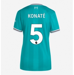 Liverpool Ibrahima Konate #5 Tredjedrakt Dame 2025-26 Kortermet