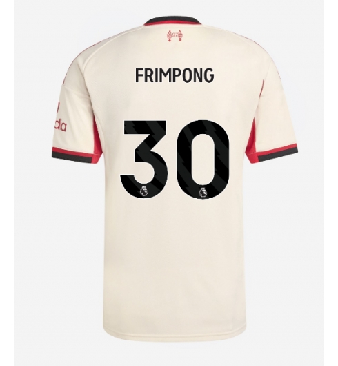 Liverpool Jeremie Frimpong #30 Bortedrakt 2025-26 Kortermet Liverpool Jeremie Frimpong #30 Bortedrakt 2025-26 Kortermet
