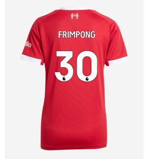 Liverpool Jeremie Frimpong #30 Hjemmedrakt Dame 2025-26 Kortermet