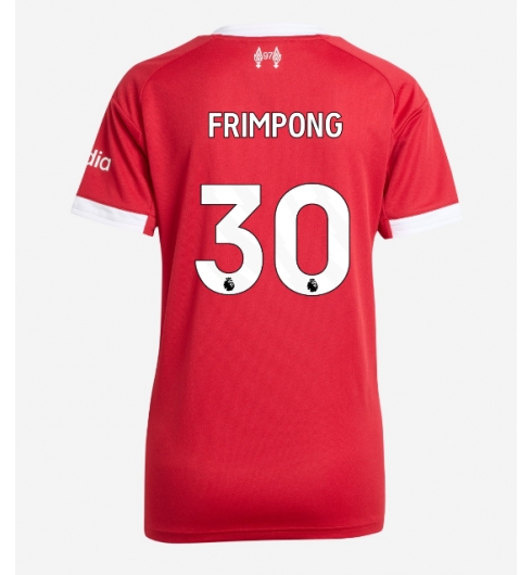 Liverpool Jeremie Frimpong #30 Hjemmedrakt Dame 2025-26 Kortermet Liverpool Jeremie Frimpong #30 Hjemmedrakt Dame 2025-26 Kortermet