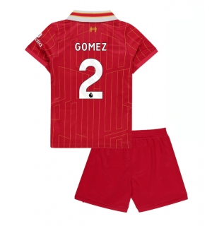 Liverpool Joe Gomez #2 Hjemmedraktsett Barn 2024-25 Kortermet (+ Korte bukser)