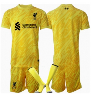 Liverpool Keeper Tredjedraktsett Barn 2024-25 Kortermet (+ Korte bukser)