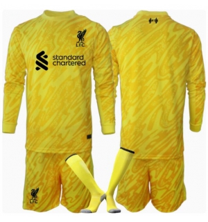 Liverpool Keeper Tredjedraktsett Barn 2024-25 Langermet (+ Korte bukser)
