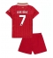 Liverpool Luis Diaz #7 Hjemmedraktsett Barn 2024-25 Kortermet (+ Korte bukser)