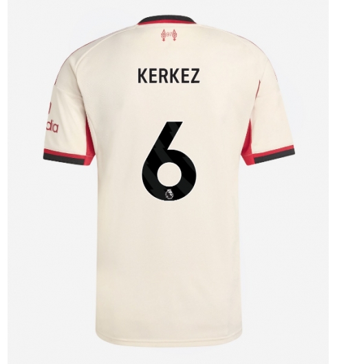 Liverpool Milos Kerkez #6 Bortedrakt 2025-26 Kortermet Liverpool Milos Kerkez #6 Bortedrakt 2025-26 Kortermet