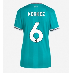 Liverpool Milos Kerkez #6 Tredjedrakt Dame 2025-26 Kortermet