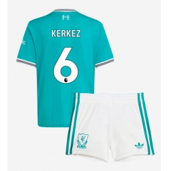 Liverpool Milos Kerkez #6 Tredjedraktsett Barn 2025-26 Kortermet (+ Korte bukser)
