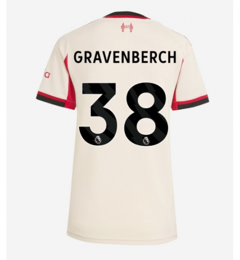 Liverpool Ryan Gravenberch #38 Bortedrakt Dame 2025-26 Kortermet Liverpool Ryan Gravenberch #38 Bortedrakt Dame 2025-26 Kortermet