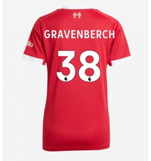 Liverpool Ryan Gravenberch #38 Hjemmedrakt Dame 2025-26 Kortermet