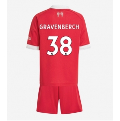 Liverpool Ryan Gravenberch #38 Hjemmedraktsett Barn 2025-26 Kortermet (+ Korte bukser)