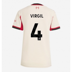 Liverpool Virgil van Dijk #4 Bortedrakt Dame 2025-26 Kortermet