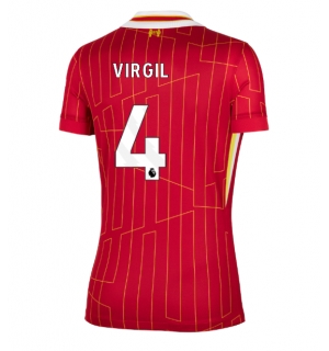 Liverpool Virgil van Dijk #4 Hjemmedrakt Dame 2024-25 Kortermet