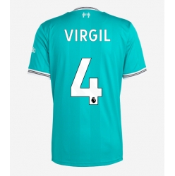 Liverpool Virgil van Dijk #4 Tredjedrakt 2025-26 Kortermet
