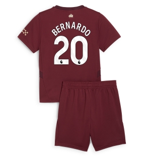 Manchester City Bernardo Silva #20 Tredjedraktsett Barn 2024-25 Kortermet (+ Korte bukser)