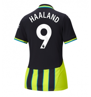 Manchester City Erling Haaland #9 Bortedrakt Dame 2024-25 Kortermet