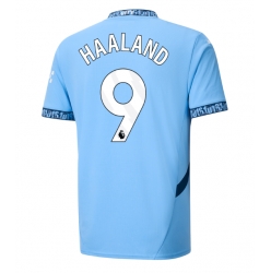 Manchester City Erling Haaland #9 Hjemmedrakt 2024-25 Kortermet