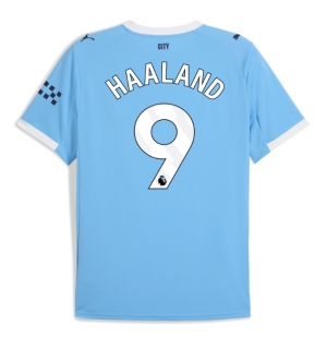 Manchester City Erling Haaland #9 Hjemmedrakt 2025-26 Kortermet