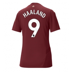 Manchester City Erling Haaland #9 Tredjedrakt Dame 2024-25 Kortermet