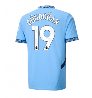 Manchester City Ilkay Gundogan #19 Hjemmedrakt 2024-25 Kortermet