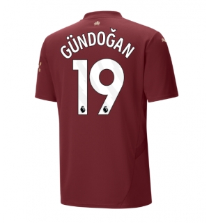 Manchester City Ilkay Gundogan #19 Tredjedrakt 2024-25 Kortermet