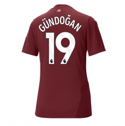Manchester City Ilkay Gundogan #19 Tredjedrakt Dame 2024-25 Kortermet