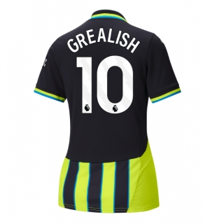 Manchester City Jack Grealish #10 Bortedrakt Dame 2024-25 Kortermet