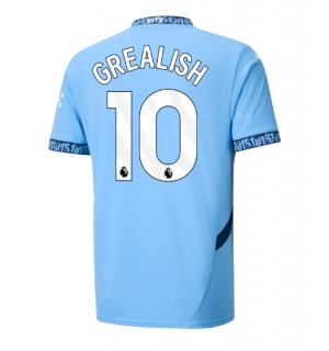 Manchester City Jack Grealish #10 Hjemmedrakt 2024-25 Kortermet