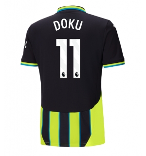 Manchester City Jeremy Doku #11 Bortedrakt 2024-25 Kortermet