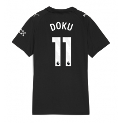 Manchester City Jeremy Doku #11 Bortedrakt Dame 2025-26 Kortermet
