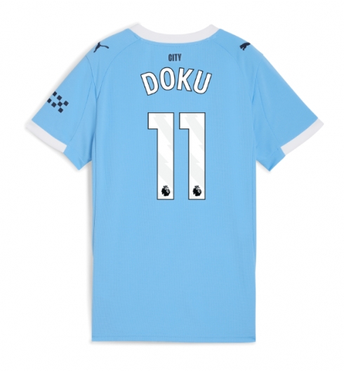 Manchester City Jeremy Doku #11 Hjemmedrakt Dame 2025-26 Kortermet Manchester City Jeremy Doku #11 Hjemmedrakt Dame 2025-26 Kortermet
