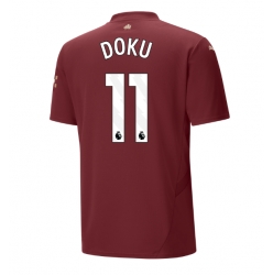 Manchester City Jeremy Doku #11 Tredjedrakt 2024-25 Kortermet