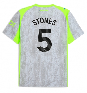 Manchester City John Stones #5 Tredjedrakt 2025-26 Kortermet