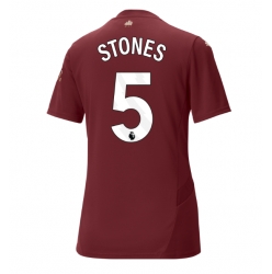 Manchester City John Stones #5 Tredjedrakt Dame 2024-25 Kortermet